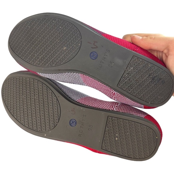 Rothy’s Berry Colorblock Flats Size 9.5 - Picture 7 of 7